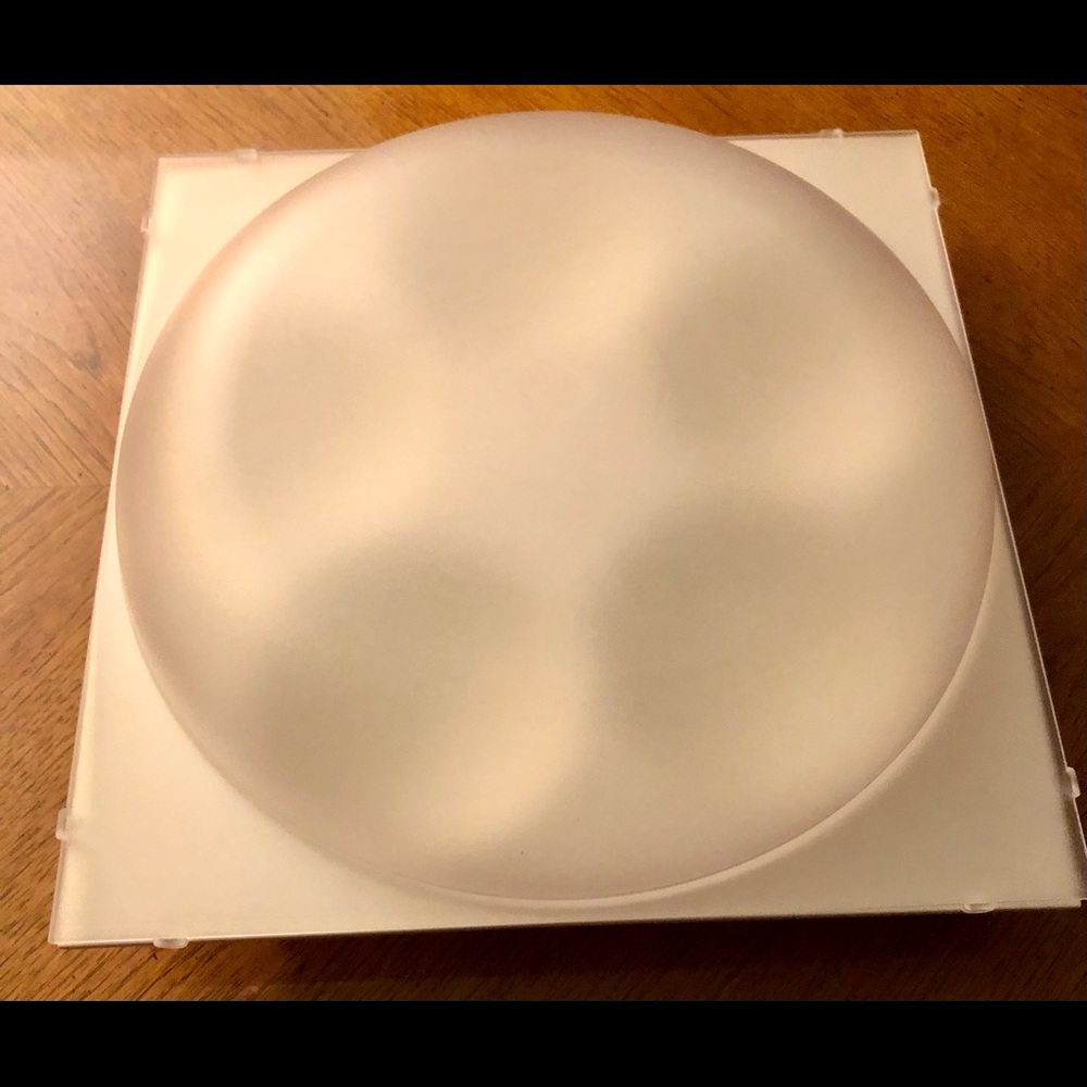 Vintage Tupperware 2 Piece Large Divided Acrylic Party Tray. Great Condition.